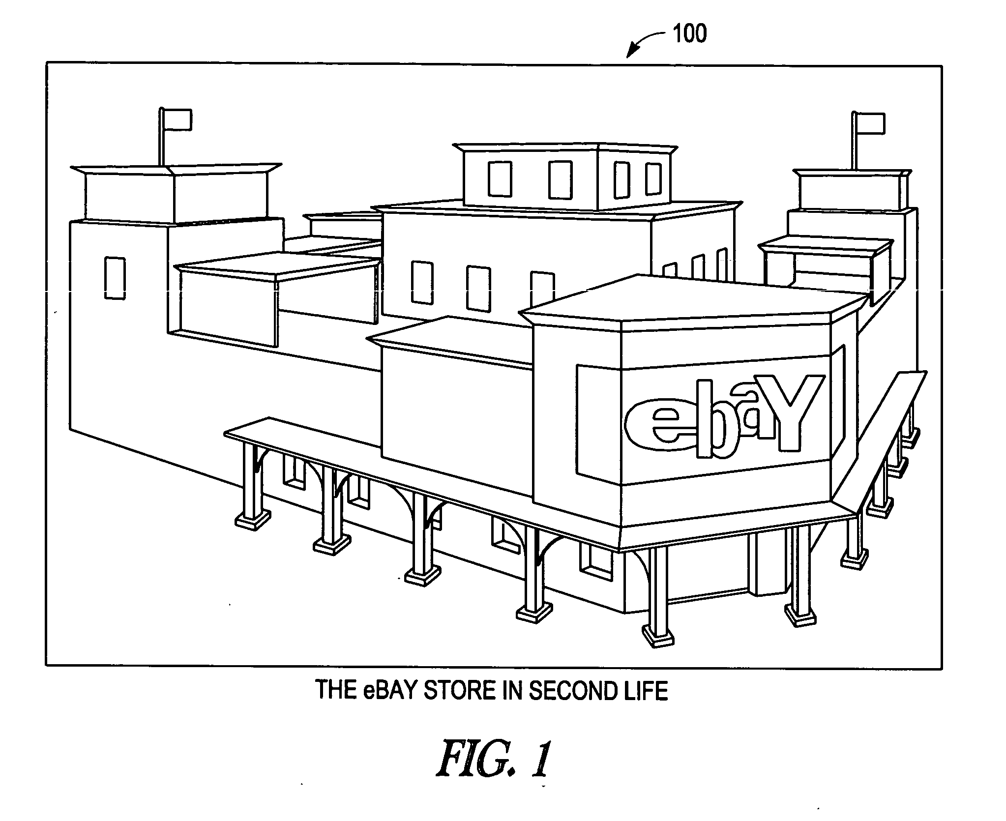 Virtual world system supporting a consumer experience