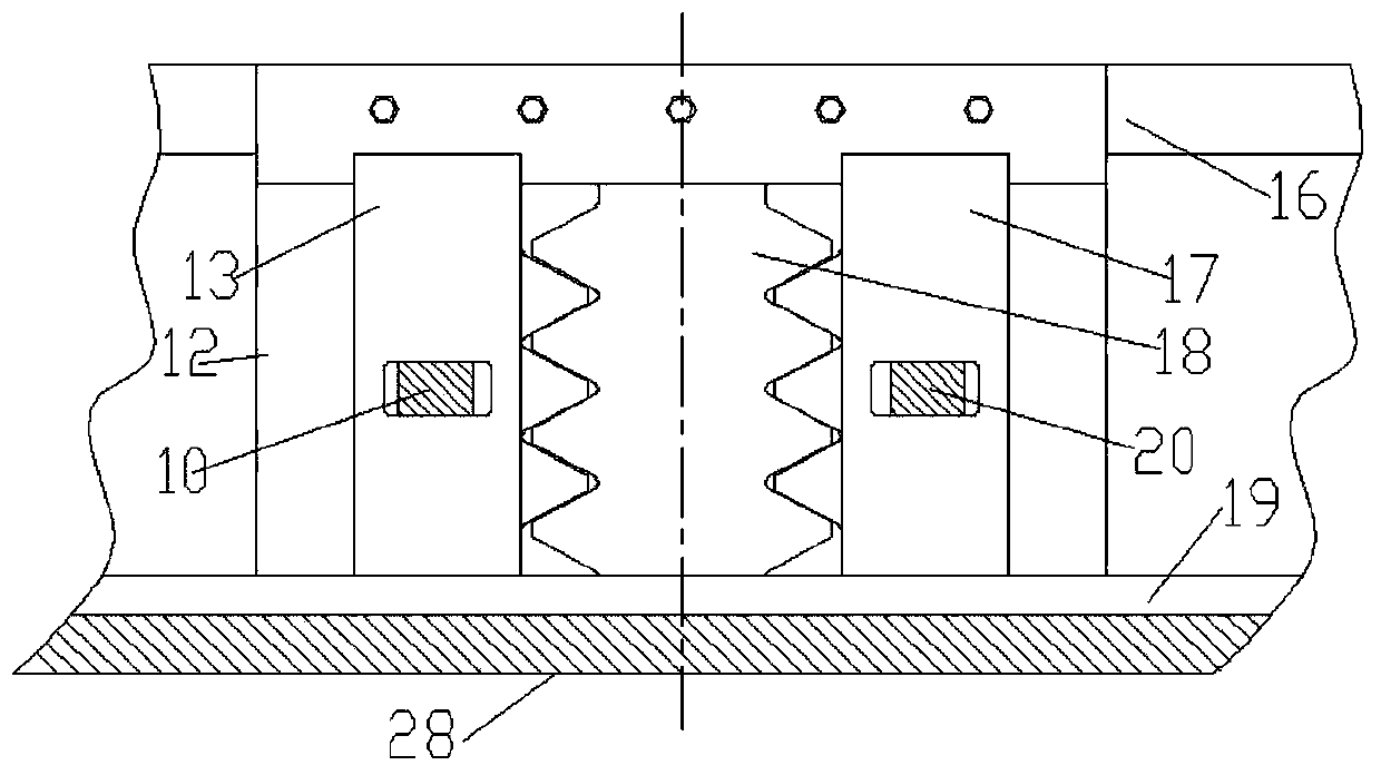 Lifting equipment horizontal electromagnetic lever rack leveling control safety brake device