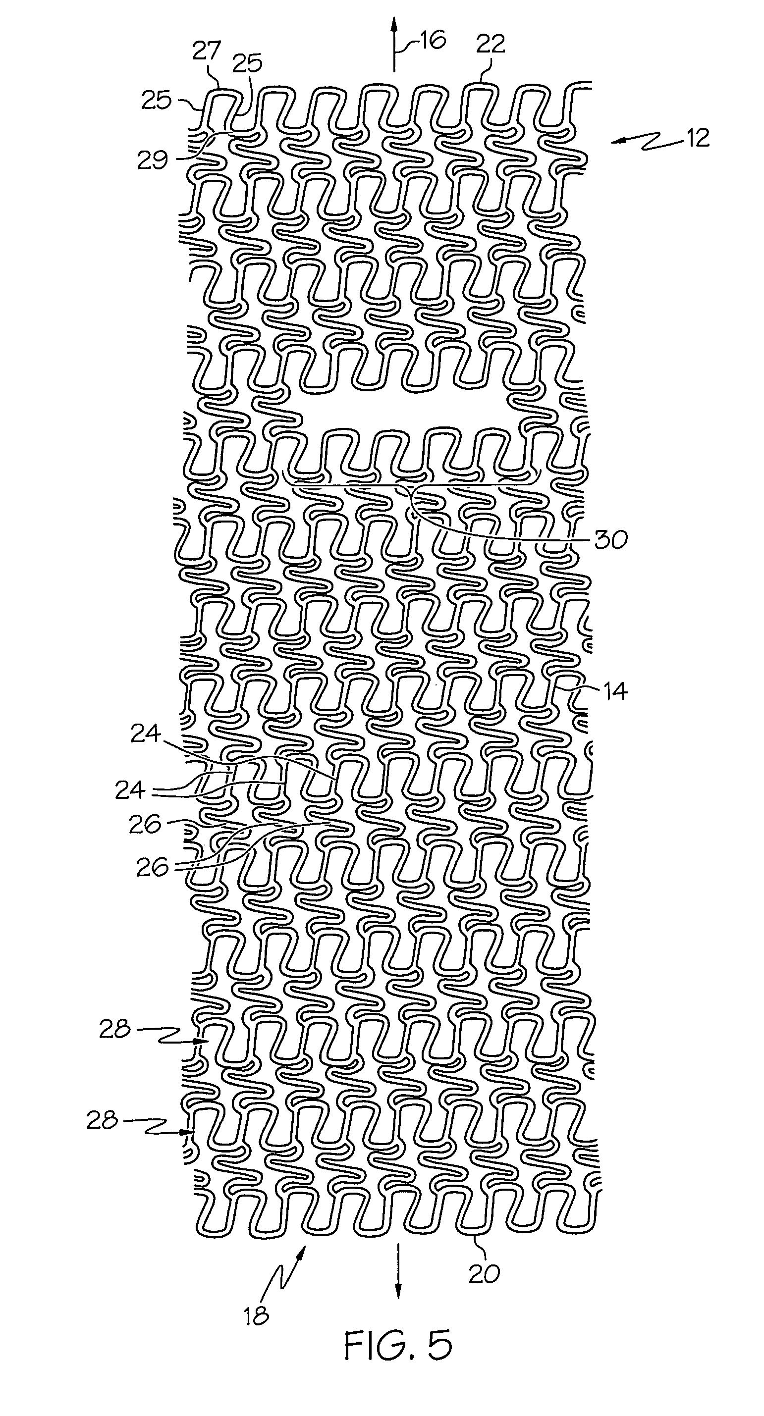 Stent with protruding branch portion for bifurcated vessels