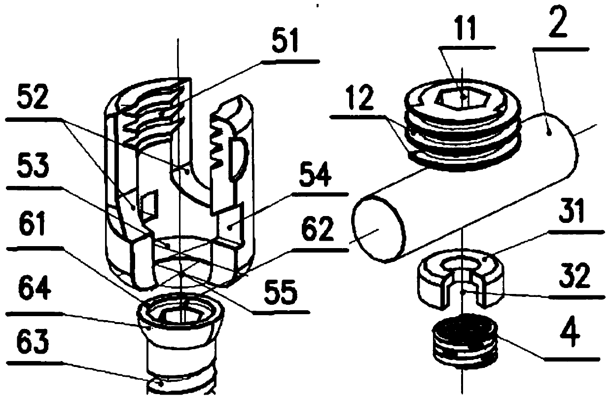 Dynamic pedicle screw neutral pressurization and limiting tool of dynamic pedicle screw