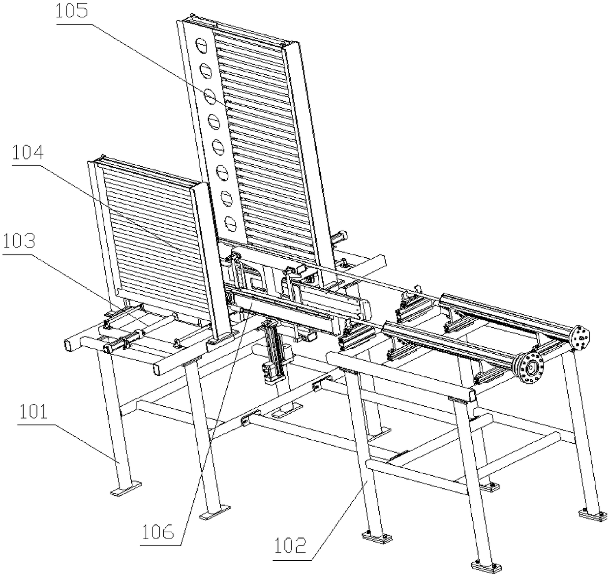 Intelligent and automatic operation device applicable to continuous casting table