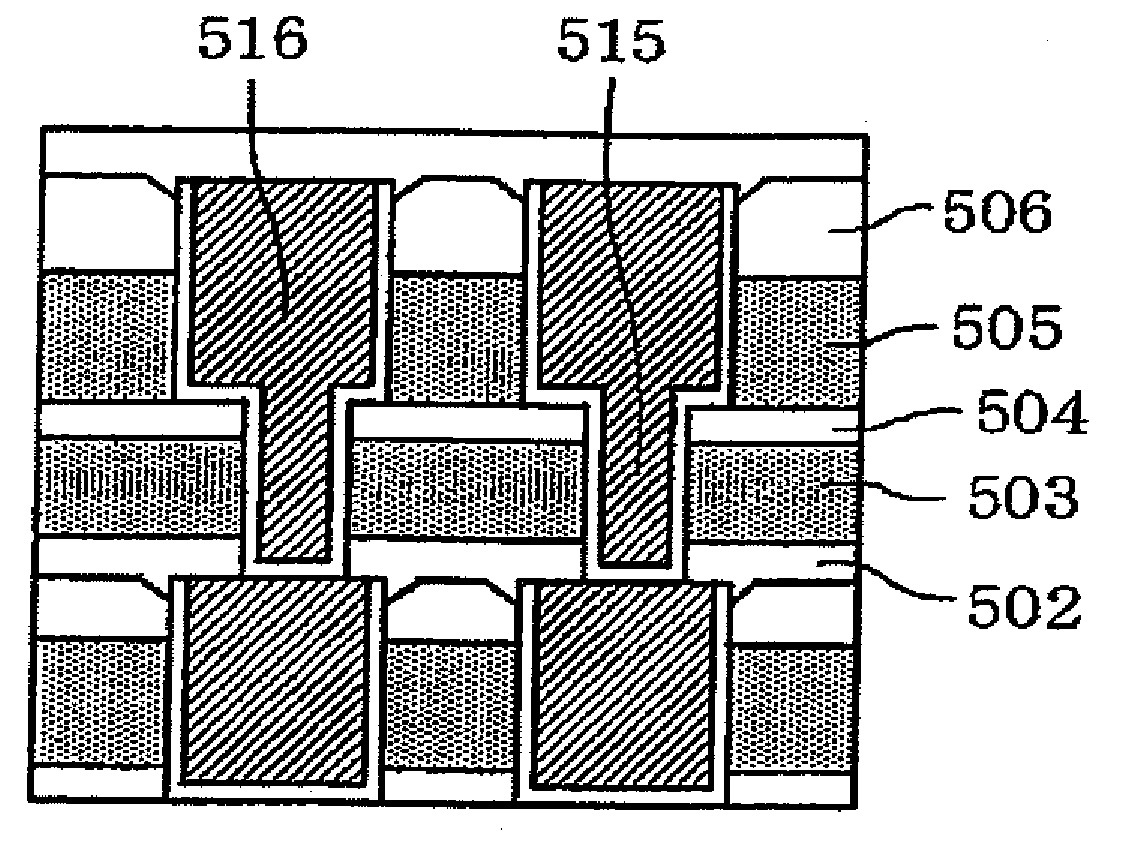 Multilayered wiring structure, and method for manufacturing multilayered wiring