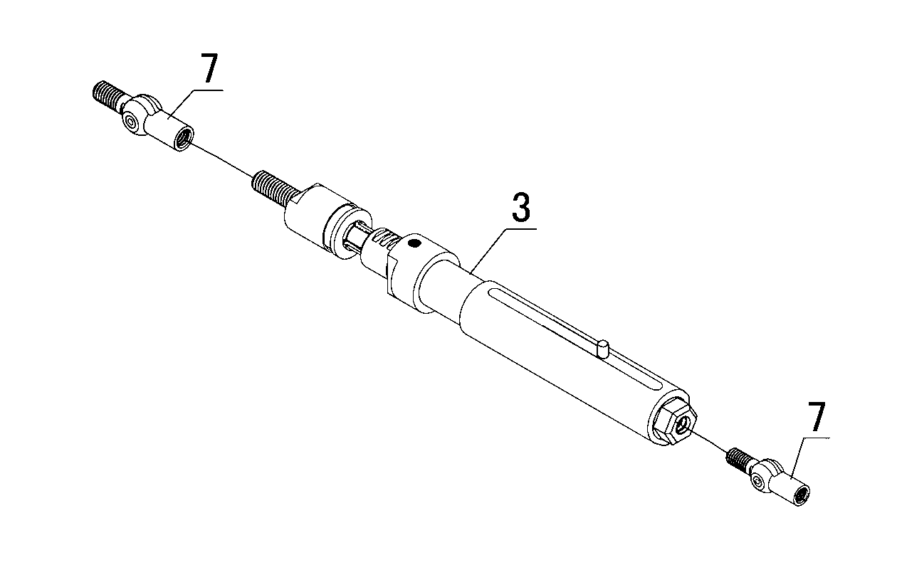 Self-locking joint for external bone fixator and regulating type bionic external bone fixator