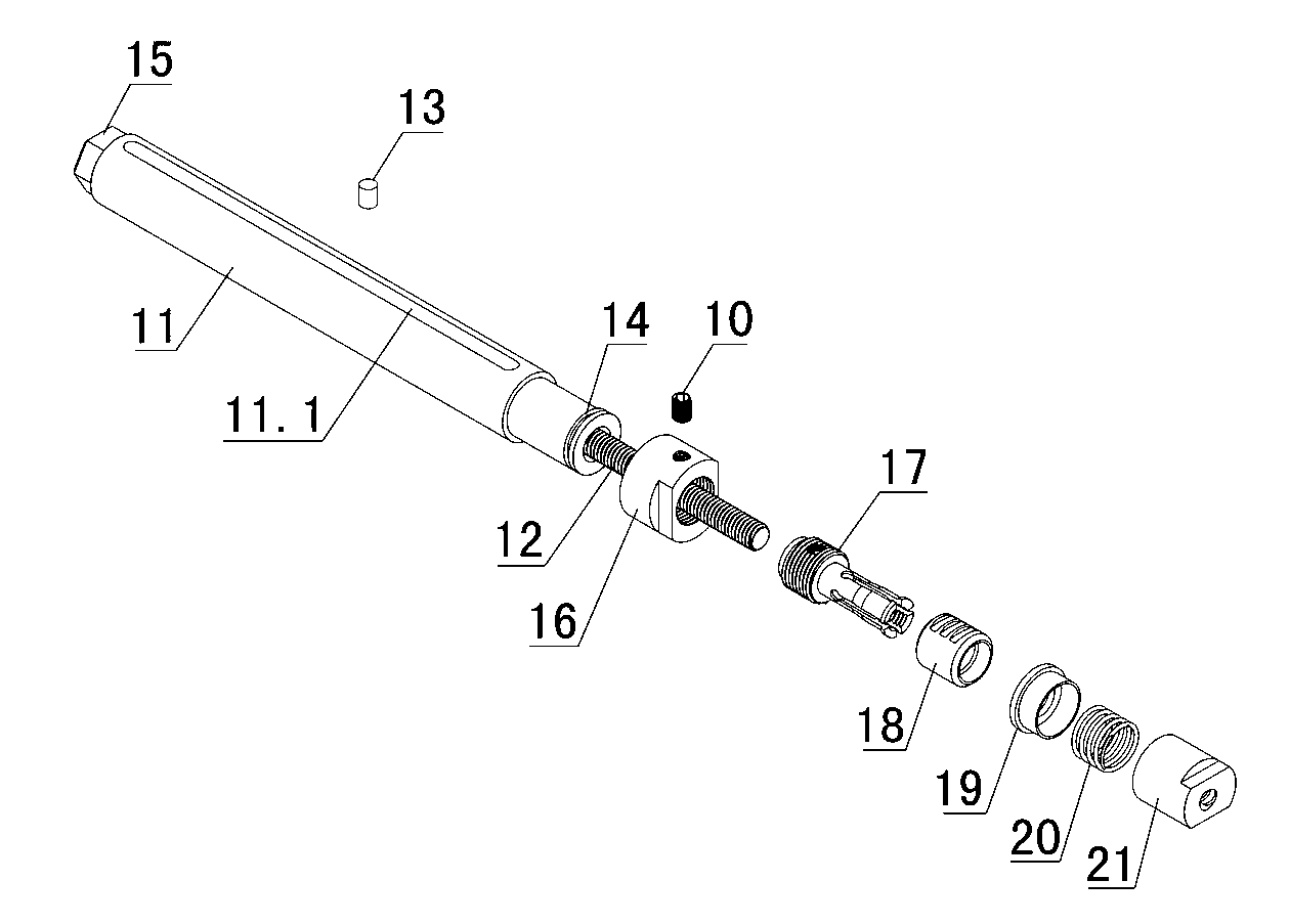 Self-locking joint for external bone fixator and regulating type bionic external bone fixator