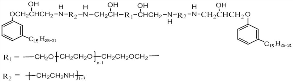 A kind of cardanol modified water-based epoxy curing agent and preparation method thereof