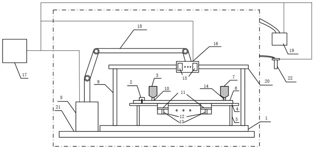 Selective laser melting and laser shock peening composite additive manufacturing device and method