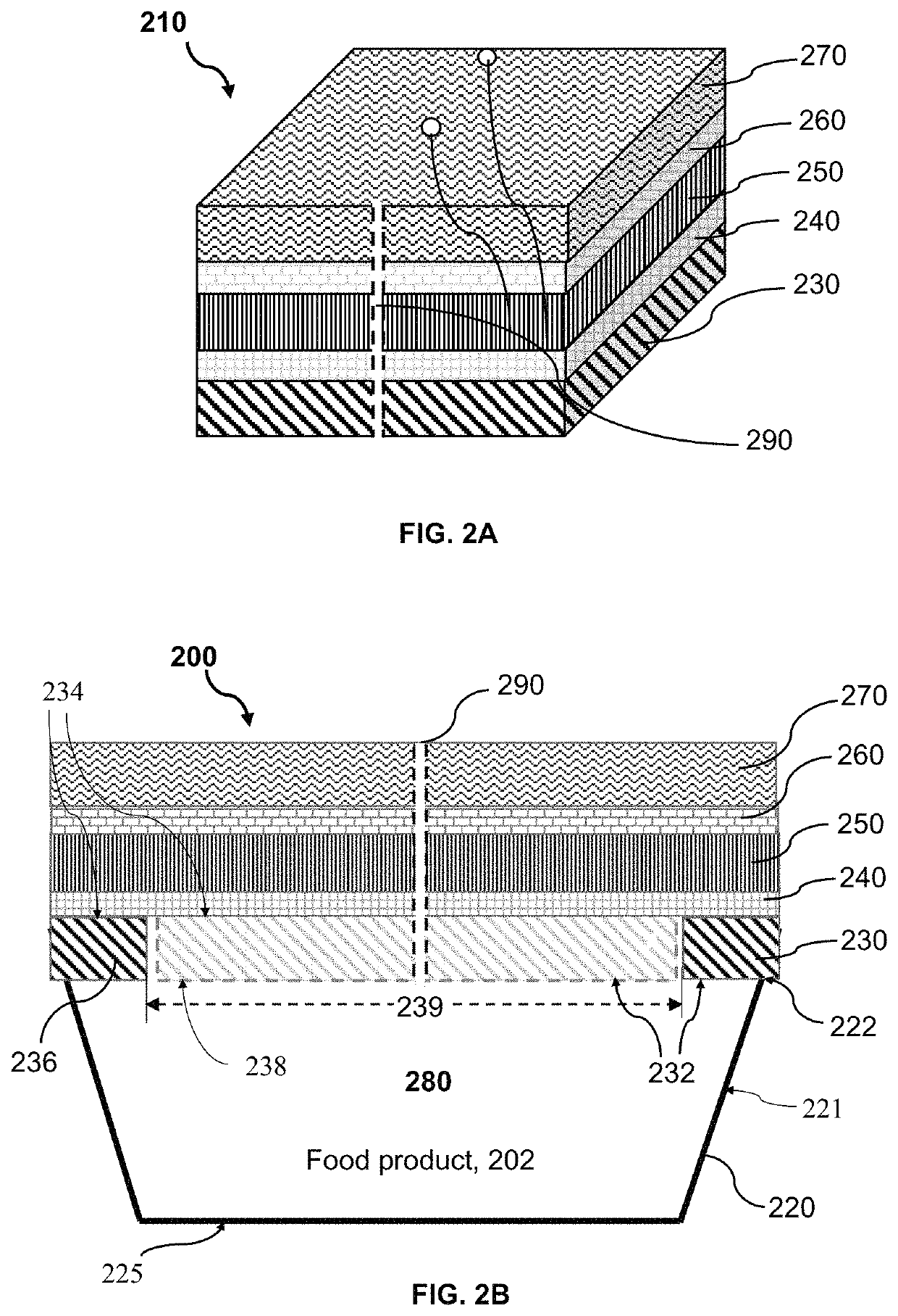 Resealable packaging device and method for packaging food product