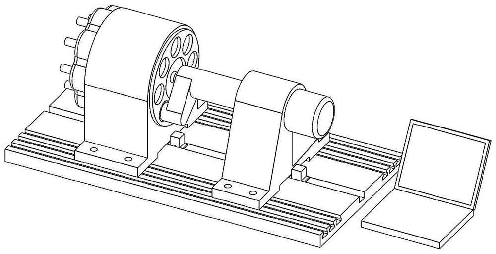 Integrated bearing bush spraying process equipment and machining method