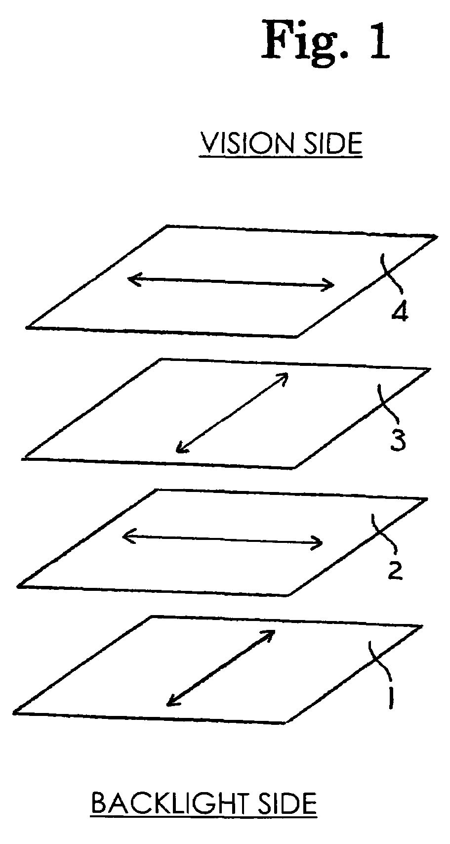 In-plane switching mode liquid crystal display device having a biaxial optically anisotropic member