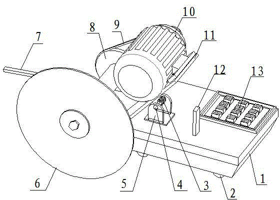 Thick plate welding defect removal machine