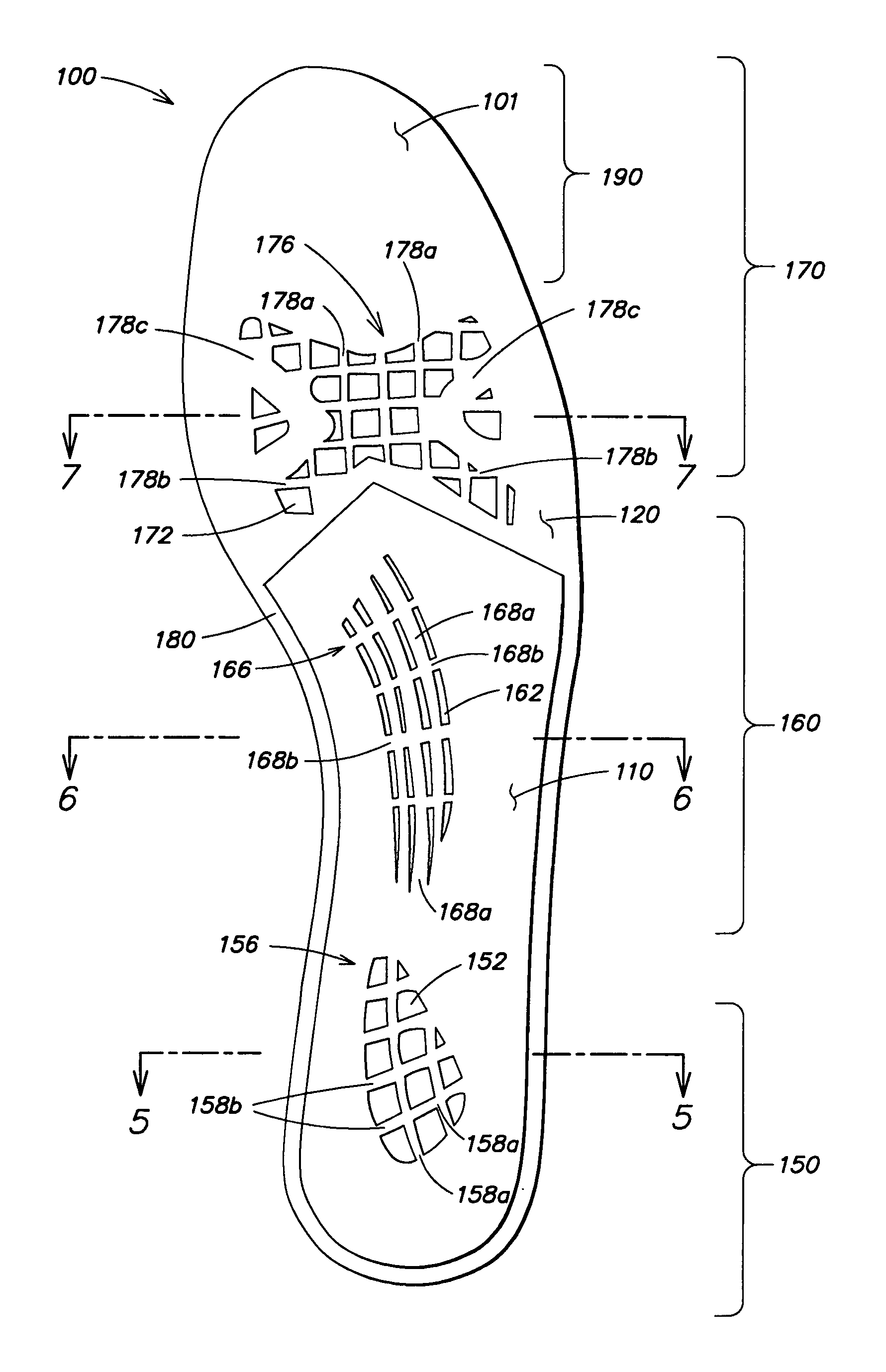 Grid midsole insert