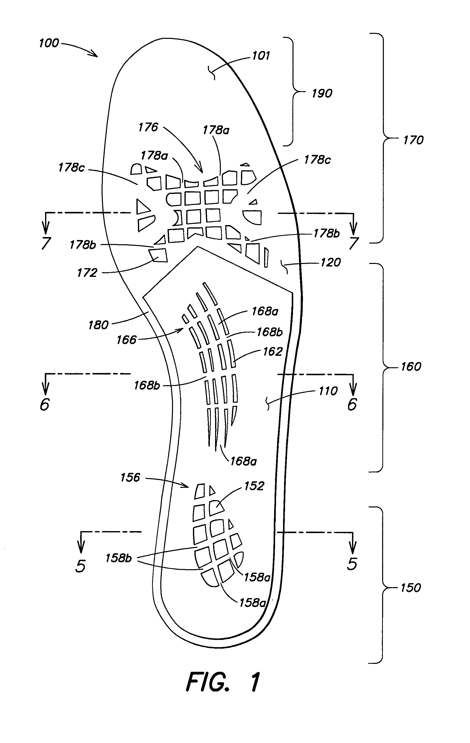 Grid midsole insert