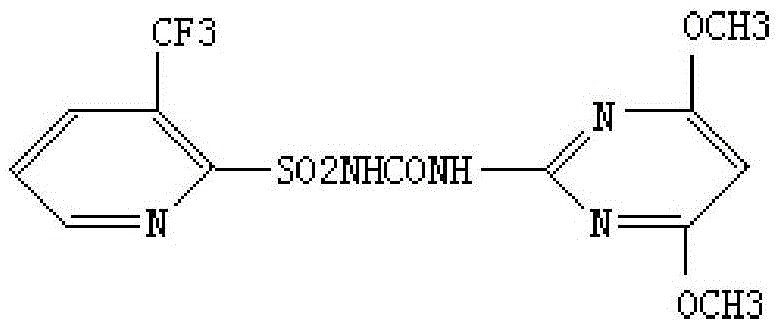 A kind of mixed herbicide containing rimsulfuron-methyl, butachlor and fluroxypyr