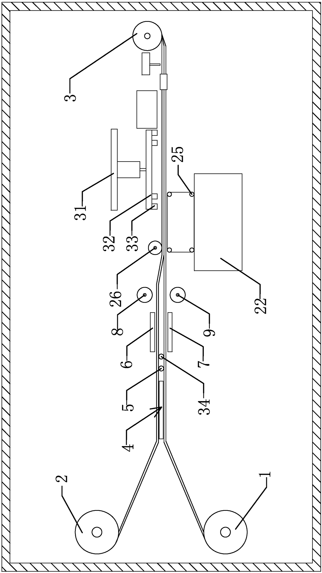 Coating mechanism for processing composite cloth