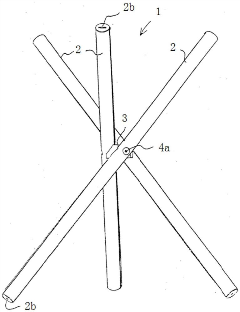 Frame, more particularly in the form of a tripod