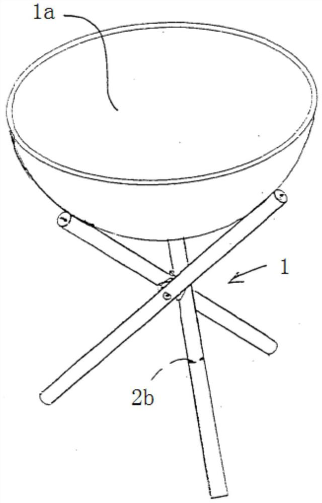 Frame, more particularly in the form of a tripod