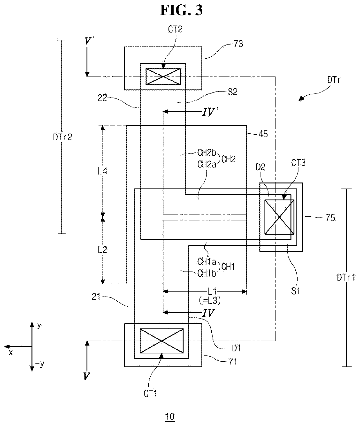 TFT substrate and light emitting display device including the same