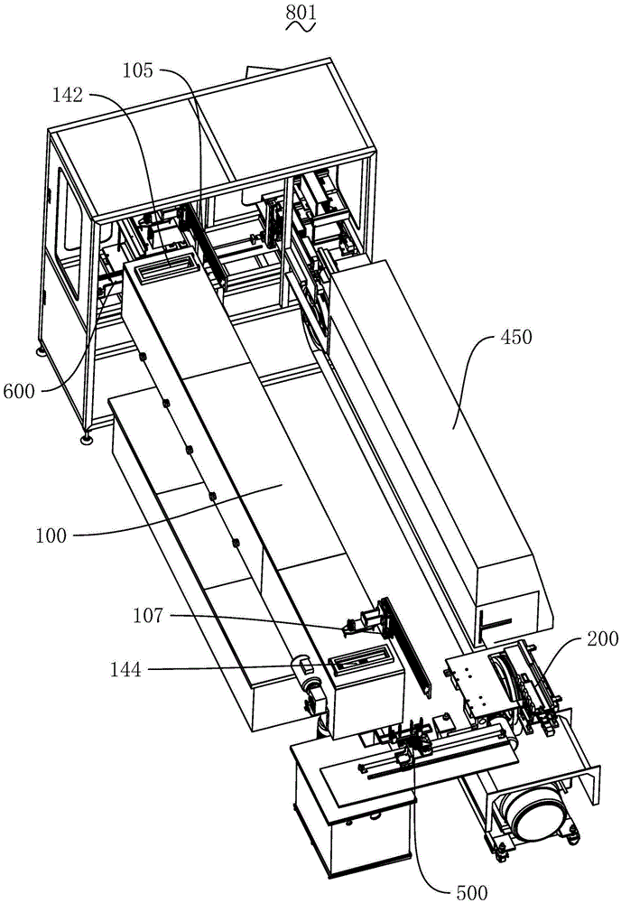 Treatment production line of lead frame