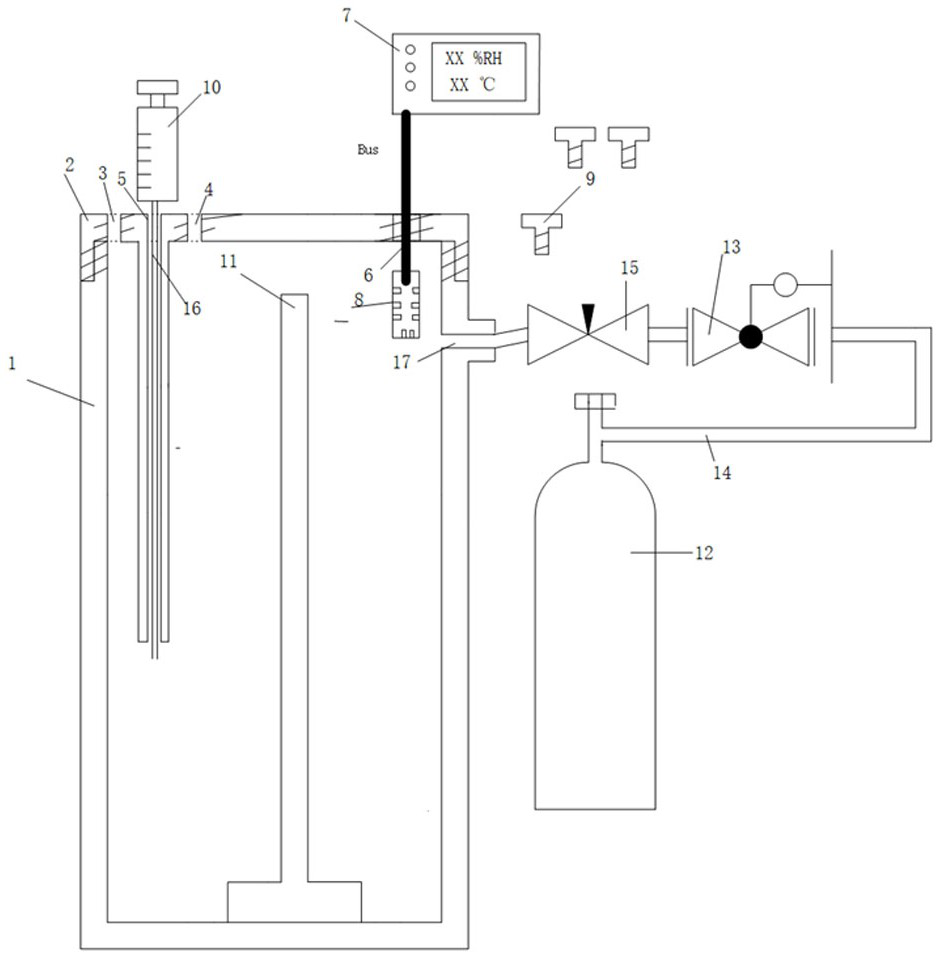 Device and method for simulating moisture migration process in high-voltage oil-paper insulating casing