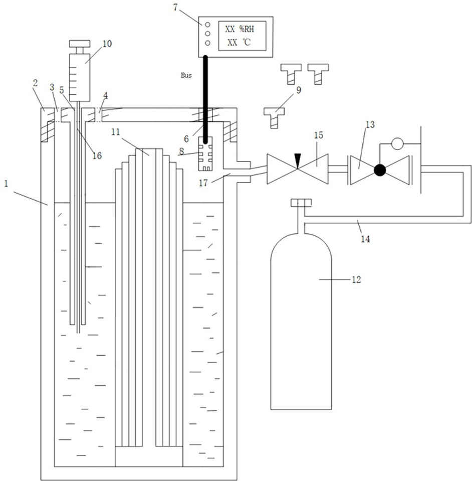 Device and method for simulating moisture migration process in high-voltage oil-paper insulating casing