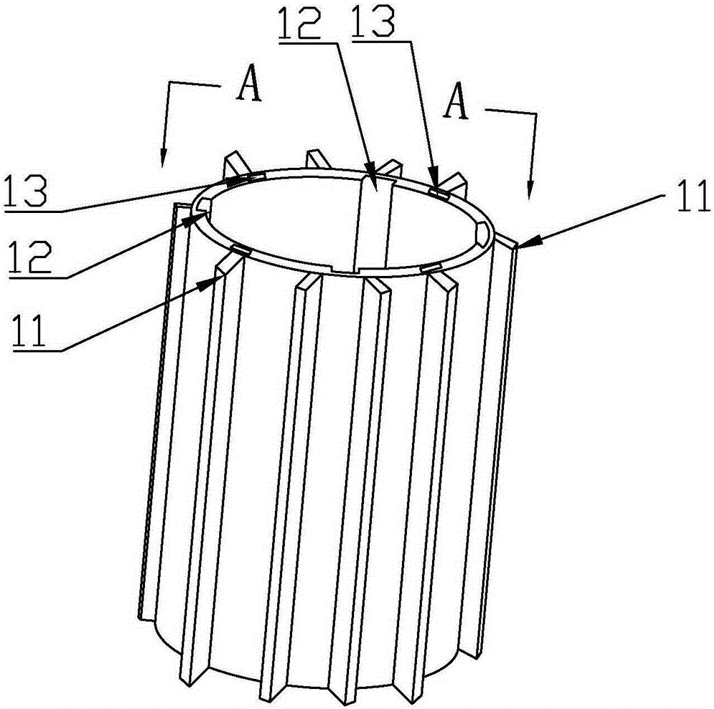 Cooling device for weft accumulator