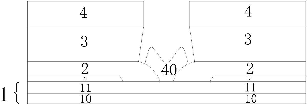 Y-gate transistor device and manufacturing method thereof