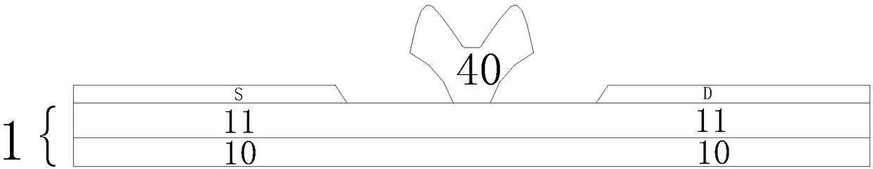 Y-gate transistor device and manufacturing method thereof