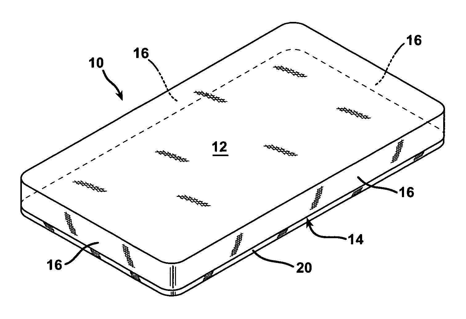 Fiberglass products for reducing the flammability of mattresses