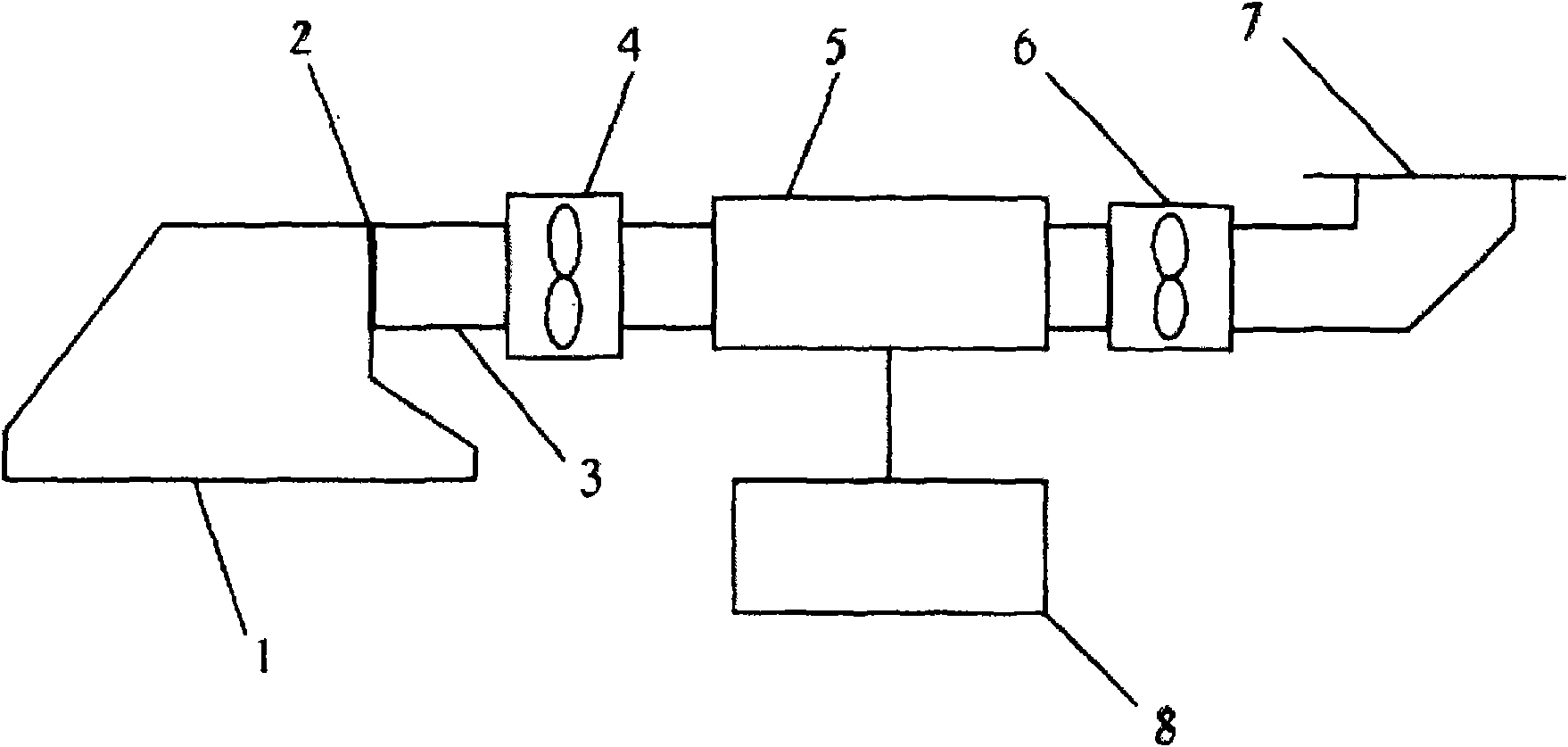 High-efficiency composite fume purifier with alternating electric field