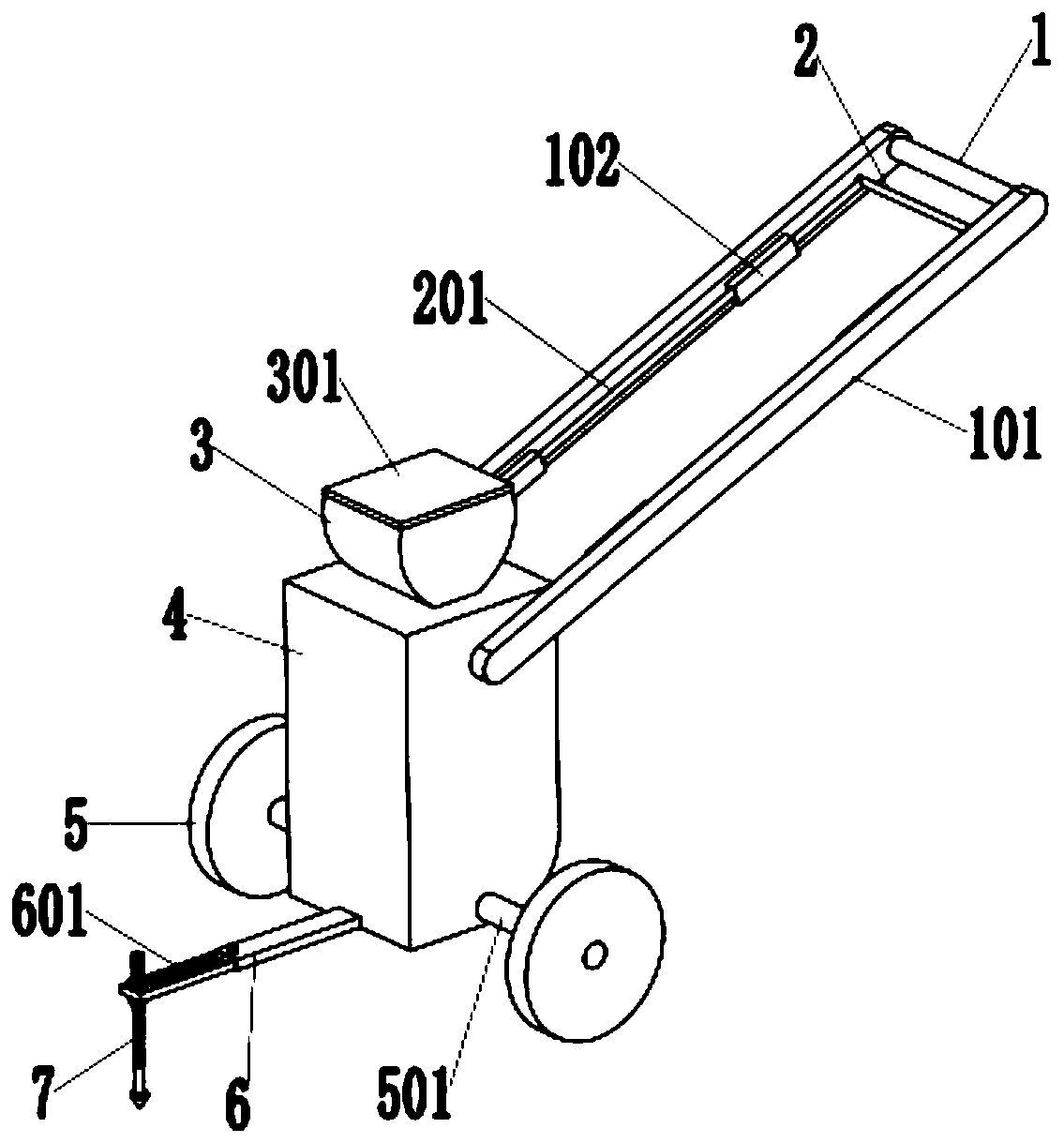 Mung bean seeding device