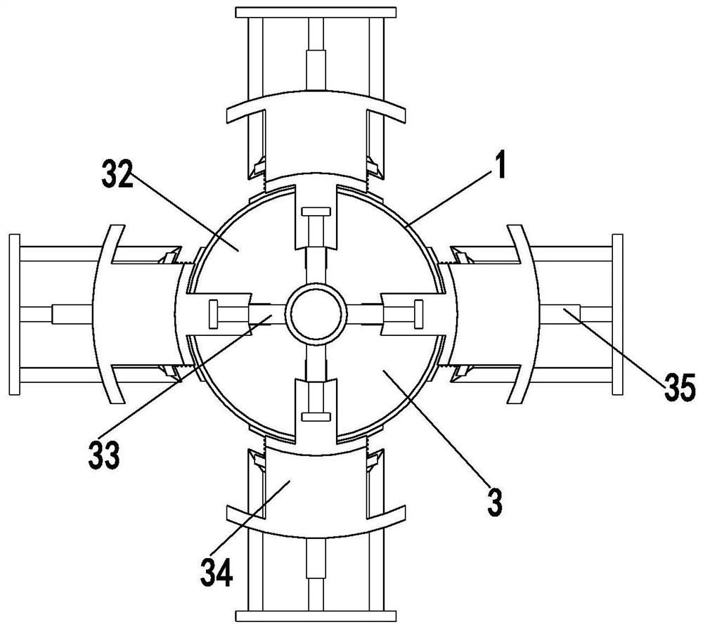 A high-efficiency slitting device and slitting method for blister film