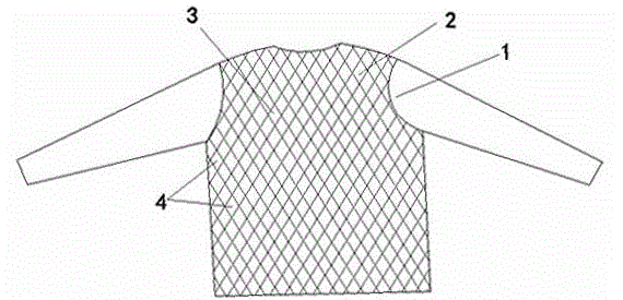 Downproof piling-proof warm down coat