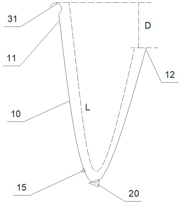 Intelligent safety rope and safety implementation method