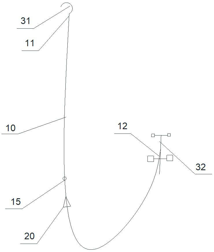 Intelligent safety rope and safety implementation method