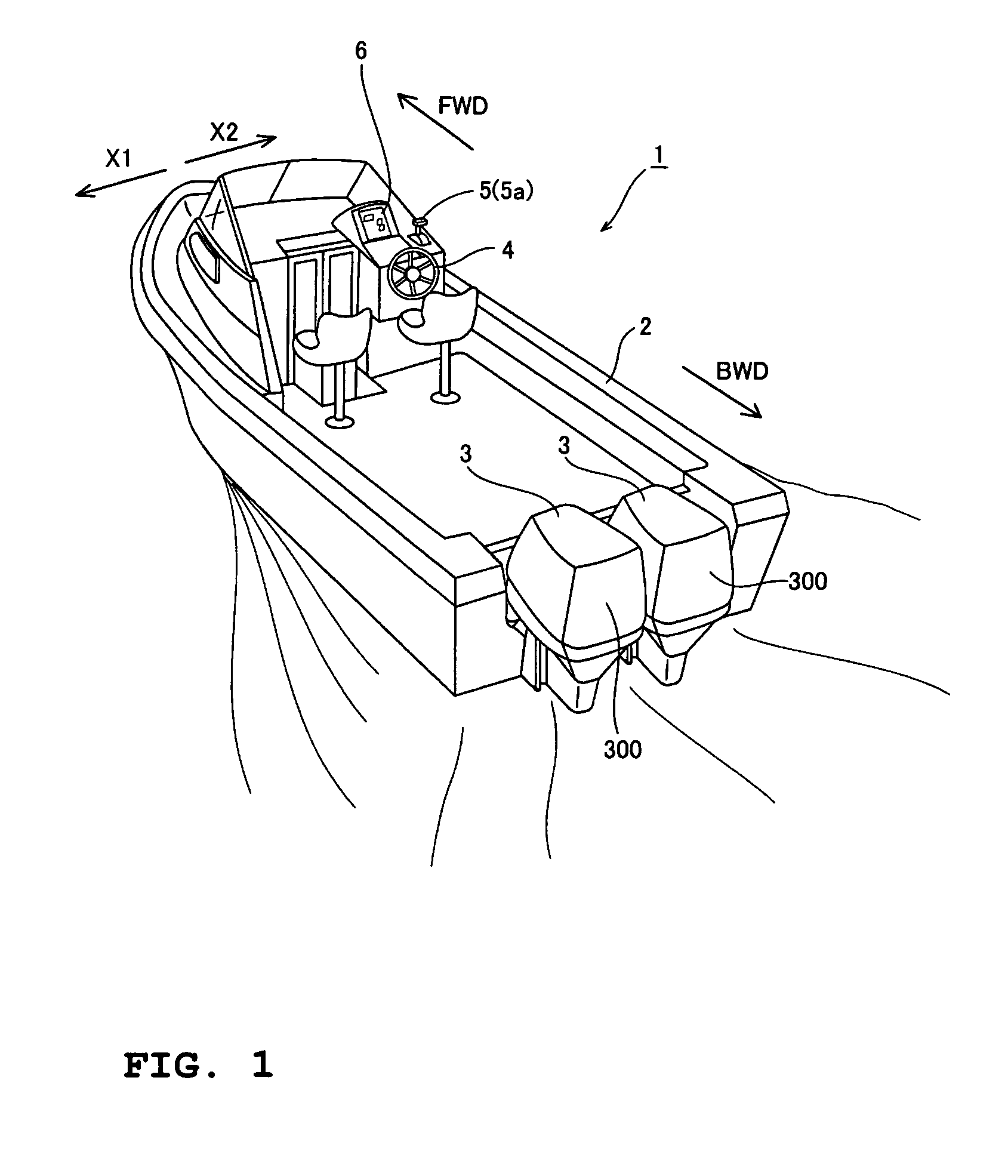 Propulsion system for boat