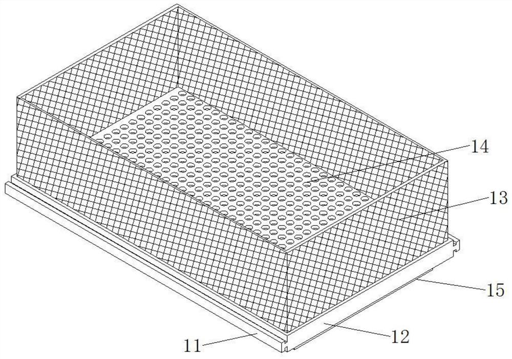 A rice seedling transportation device for agricultural planting