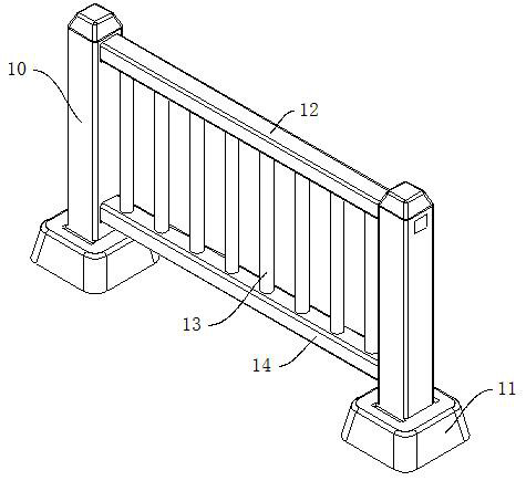 A barrier for traffic safety