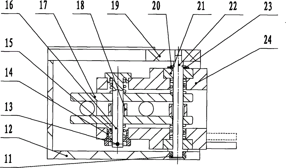 High-low shifting column change-over switch