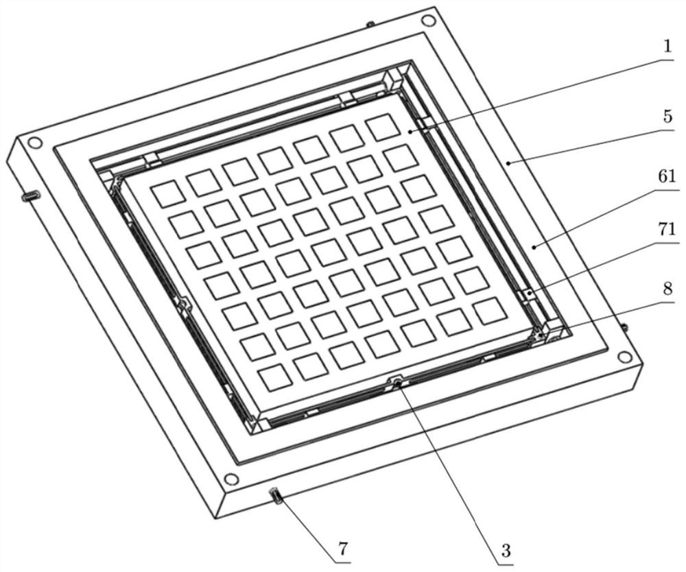 Magnetic-liquid composite planar multi-degree-of-freedom tuned mass damper