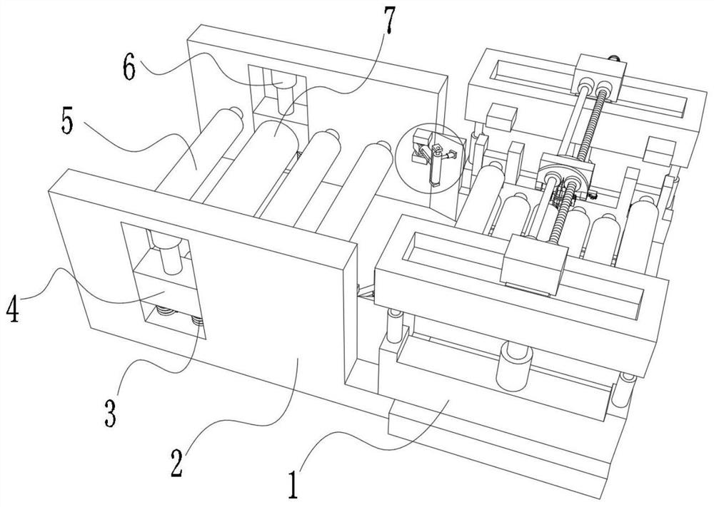 Industrial filter cloth cutting device with edge sealing function