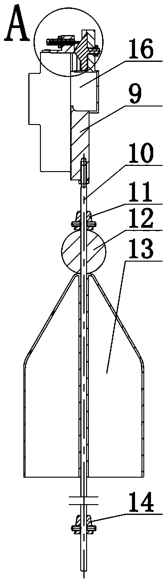 Suspension release weight device