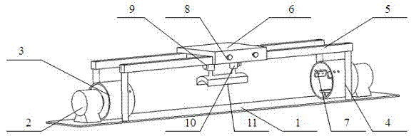 Semi-automatic efficient steel pipe outer wall cleaning device