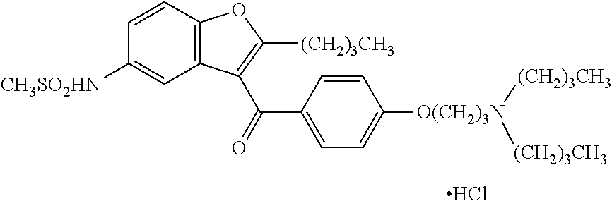 Controlled release formulations of dronedarone