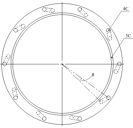 Stair-type self-adaptive air sealing device used for immersed type photoetching machine