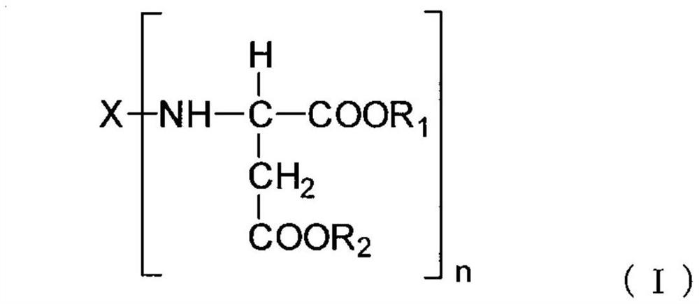 Polyaspartic acid coating composition, coating film, and coated article