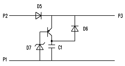 State detection device for high-potential thyristor