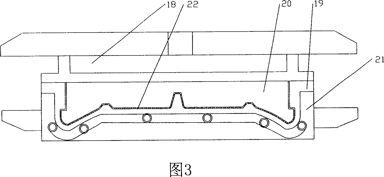 One-shot forming production line apparatus for seat cushion and back-cushion