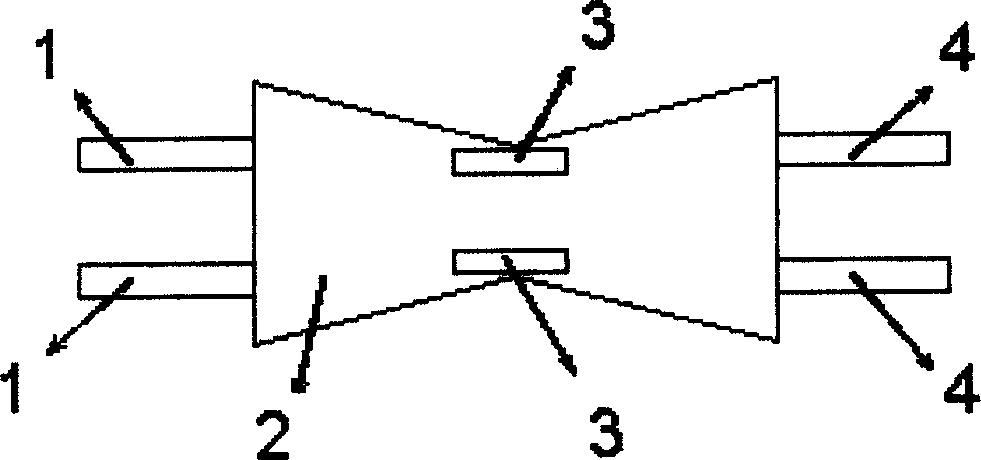 Compact regulatable type multi-mode interference coupler