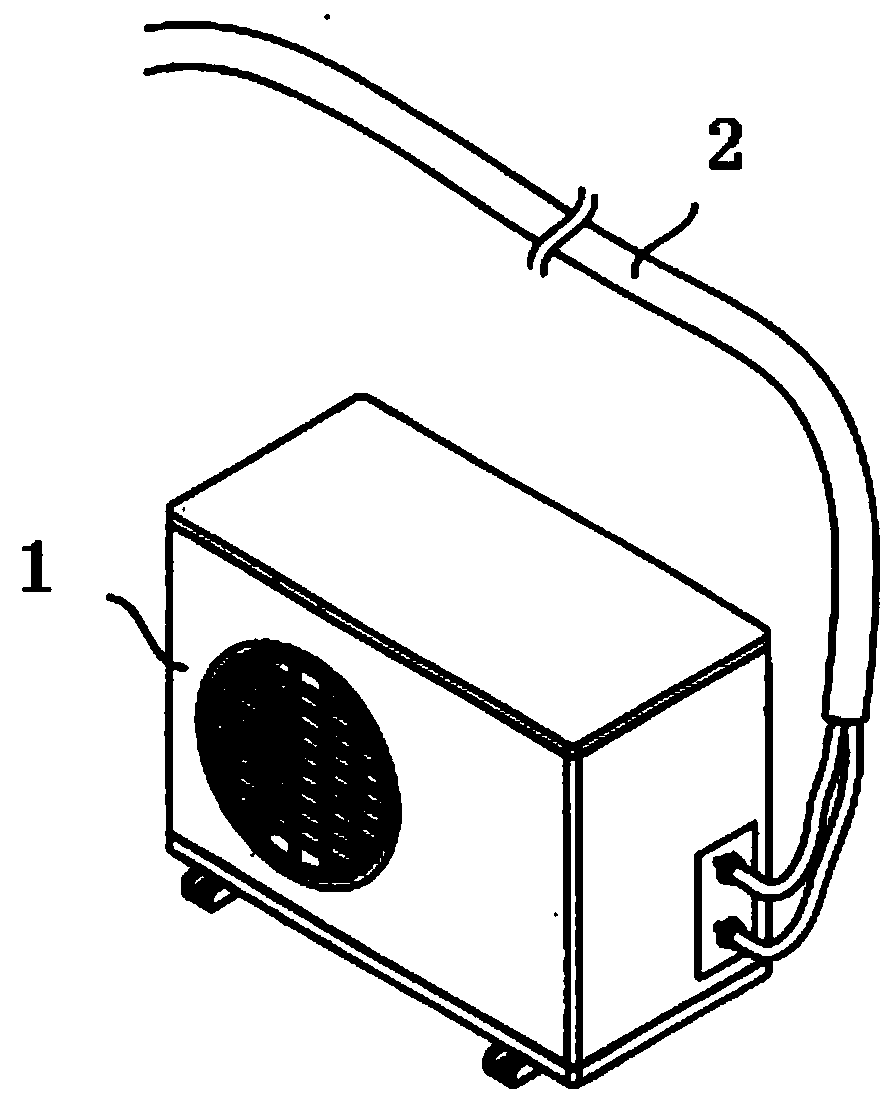 Air conditioner external unit body cleaning platform