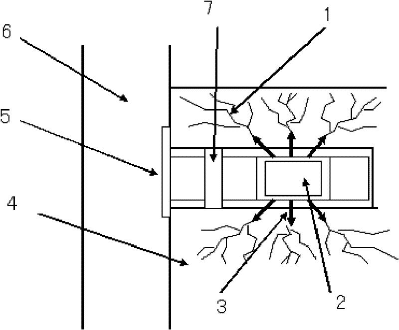 Blasting and fracturing stimulation method for low-permeability oil and gas layers in oil production wells